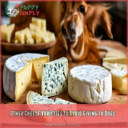 Other Cheese Varieties to Avoid Giving to Dogs