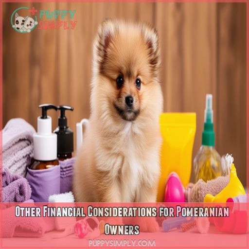 Other Financial Considerations for Pomeranian Owners
