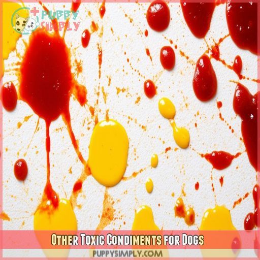Other Toxic Condiments for Dogs