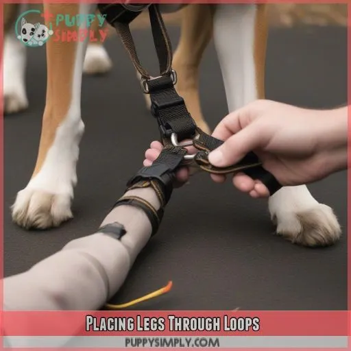Placing Legs Through Loops