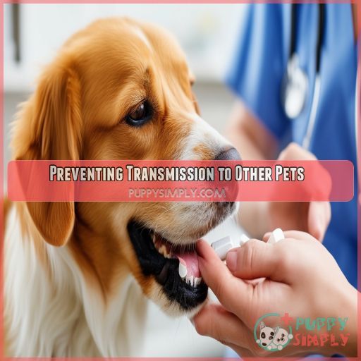 Preventing Transmission to Other Pets