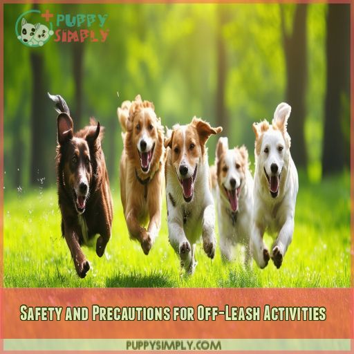 Safety and Precautions for Off-Leash Activities