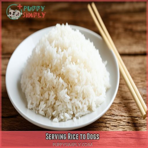 Serving Rice to Dogs