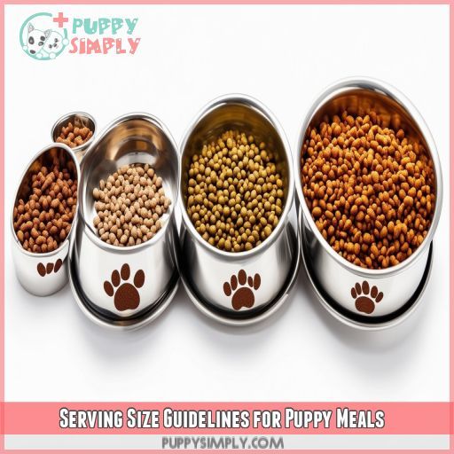 Serving Size Guidelines for Puppy Meals