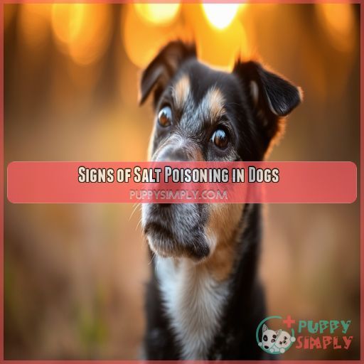 Signs of Salt Poisoning in Dogs