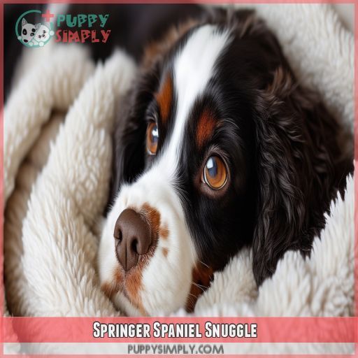 Springer Spaniel Snuggle Springer Spaniel Snuggle