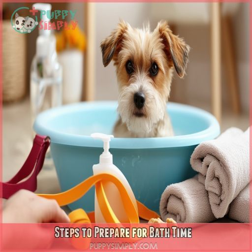 Steps to Prepare for Bath Time