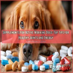 Supplements for active working dogs
