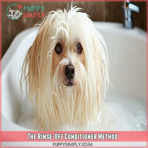 The Rinse-Off Conditioner Method