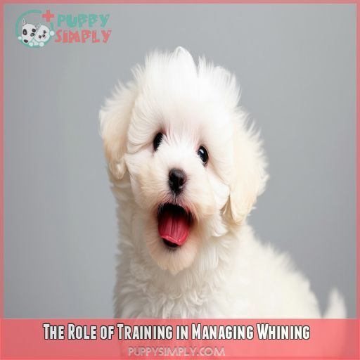 The Role of Training in Managing Whining The Role of Training in Managing Whining