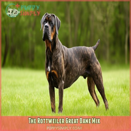 The Rottweiler Great Dane Mix