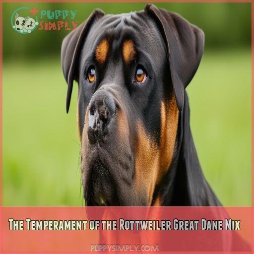 The Temperament of the Rottweiler Great Dane Mix