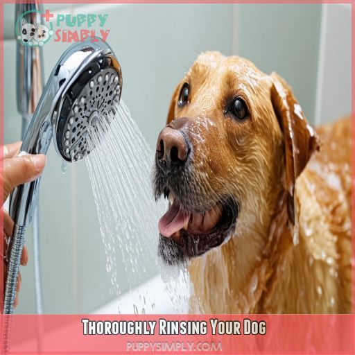 Thoroughly Rinsing Your Dog