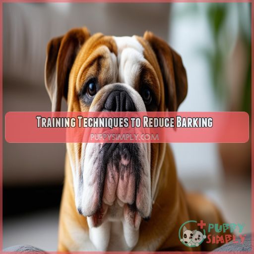 Training Techniques to Reduce Barking