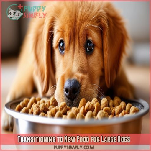 Transitioning to New Food for Large Dogs Transitioning to New Food for Large Dogs