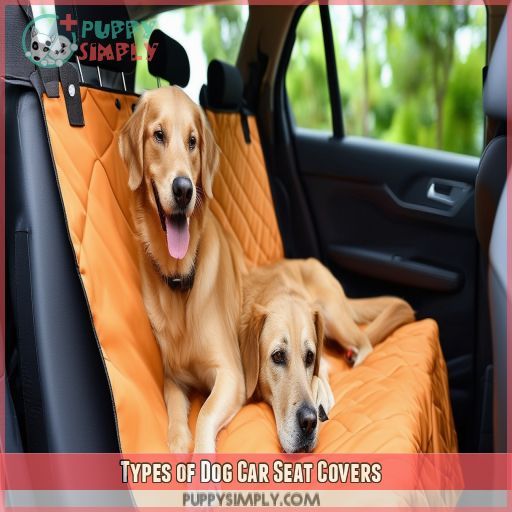 Types of Dog Car Seat Covers