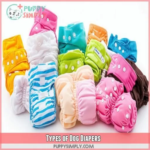 Types of Dog Diapers