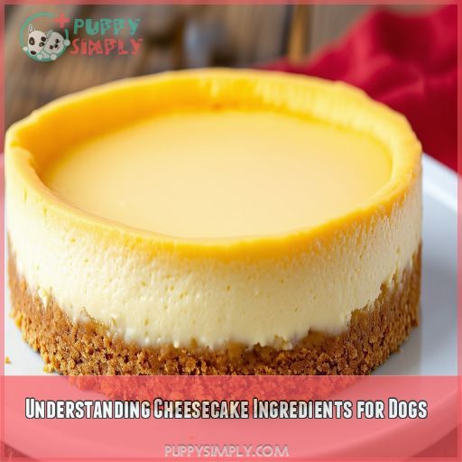 Understanding Cheesecake Ingredients for Dogs
