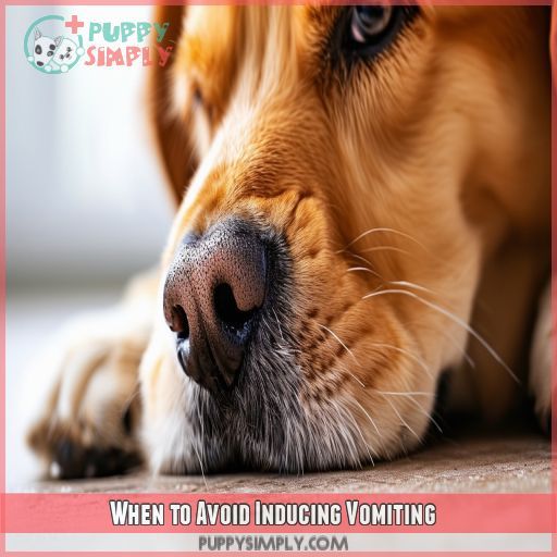 When to Avoid Inducing Vomiting