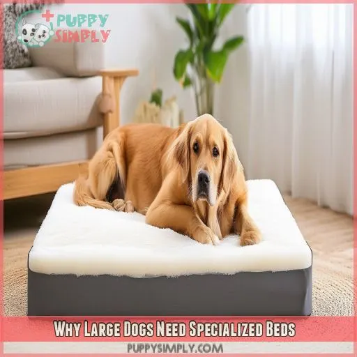 Why Large Dogs Need Specialized Beds