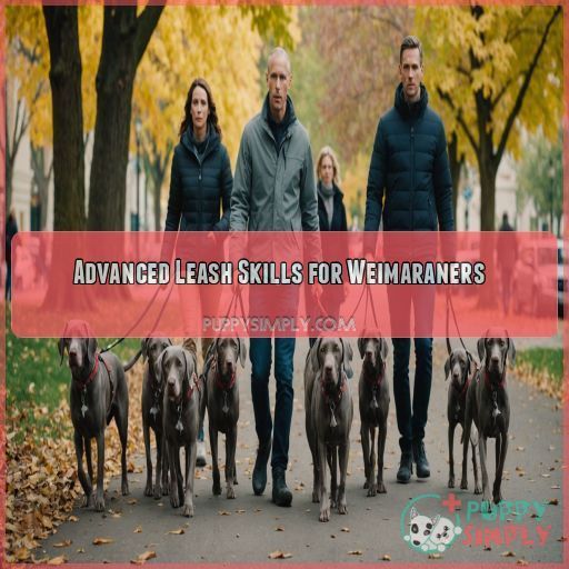 Advanced Leash Skills for Weimaraners