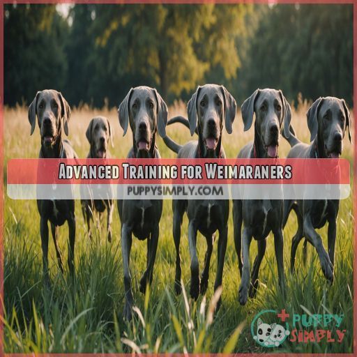 Advanced Training for Weimaraners