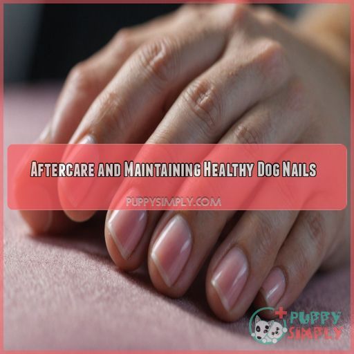 Aftercare and Maintaining Healthy Dog Nails