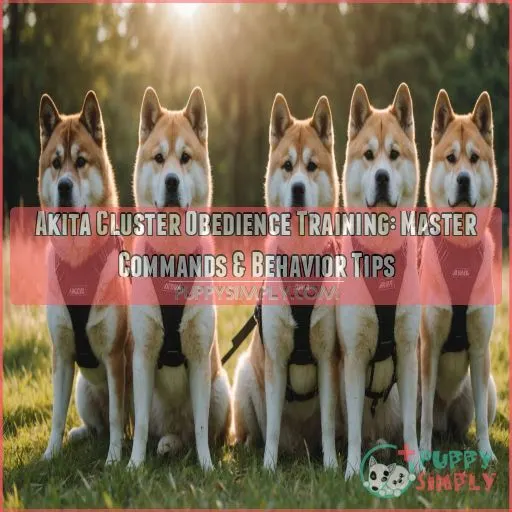 Akita cluster obedience training