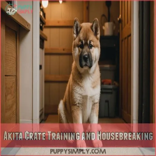 Akita Crate Training and Housebreaking