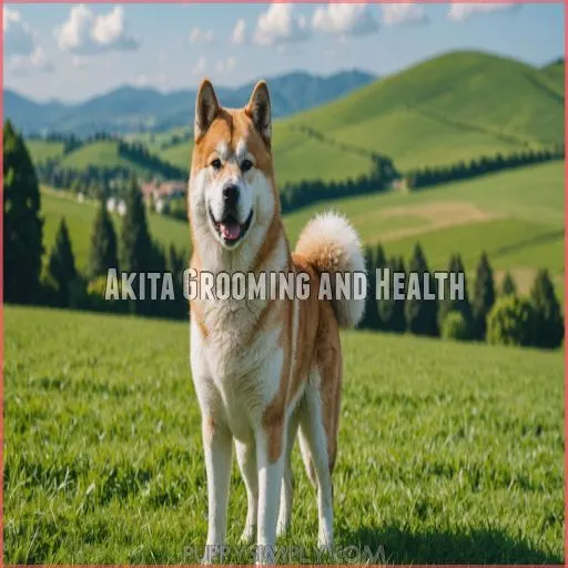 Akita Grooming and Health