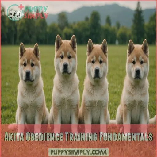 Akita Obedience Training Fundamentals