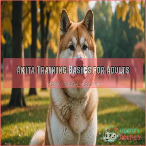 Akita Training Basics for Adults