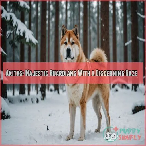 Akitas: Majestic Guardians With a Discerning Gaze