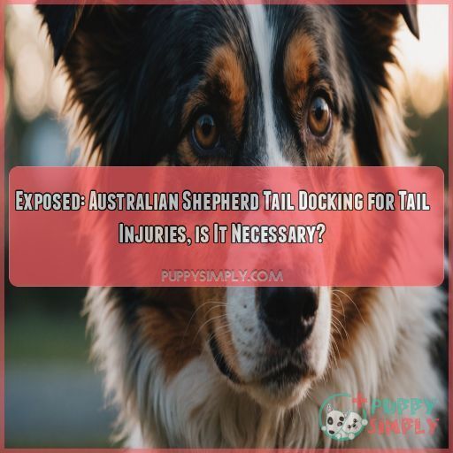 Australian Shepherd tail docking for tail injuries Australian Shepherd tail docking for tail injuries