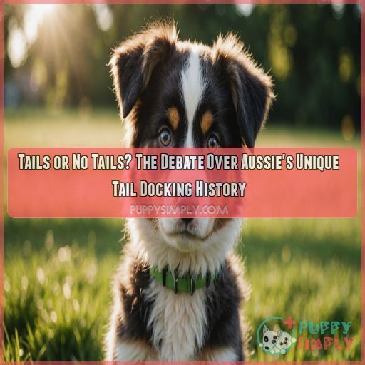 Australian Shepherd with tail docking Australian Shepherd with tail docking