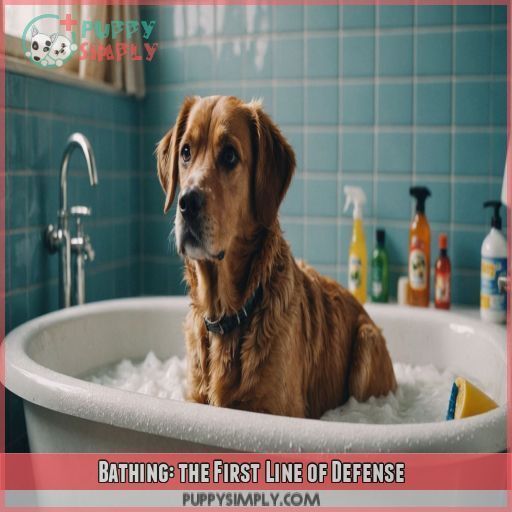 Bathing: the First Line of Defense Bathing: the First Line of Defense