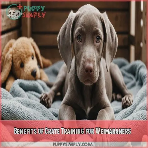 Benefits of Crate Training for Weimaraners