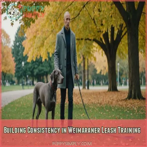 Building Consistency in Weimaraner Leash Training