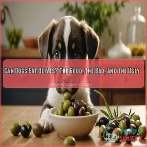 can a dog eat olives