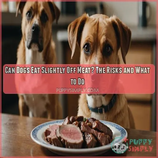 can dogs eat slightly off meat