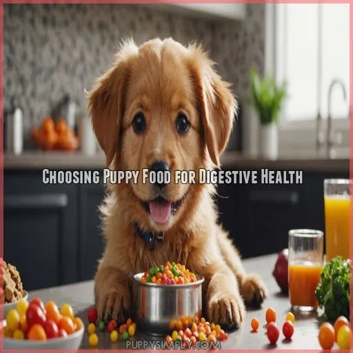 Choosing Puppy Food for Digestive Health