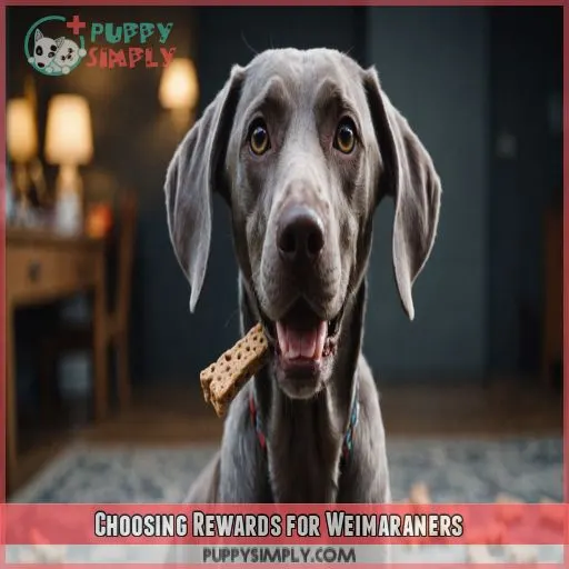 Choosing Rewards for Weimaraners