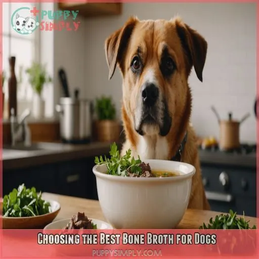 Choosing the Best Bone Broth for Dogs