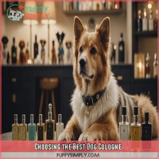 Choosing the Best Dog Cologne