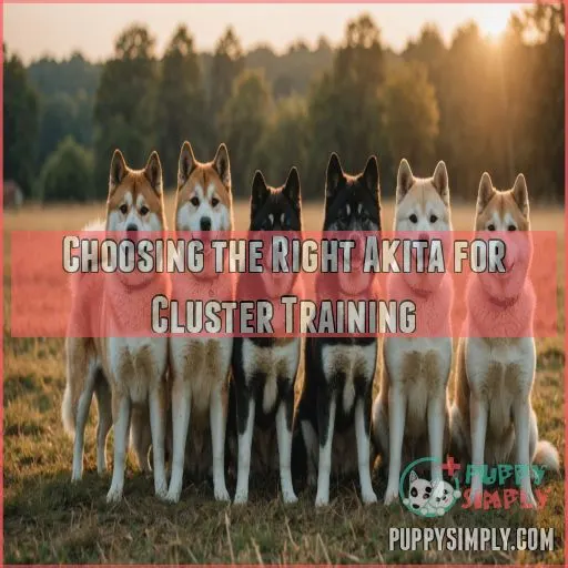 Choosing the Right Akita for Cluster Training