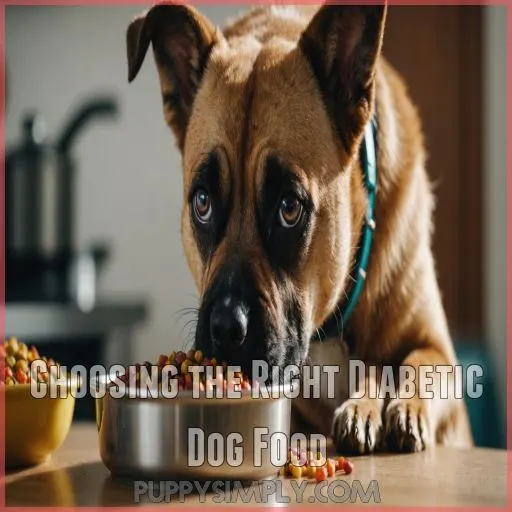 Choosing the Right Diabetic Dog Food