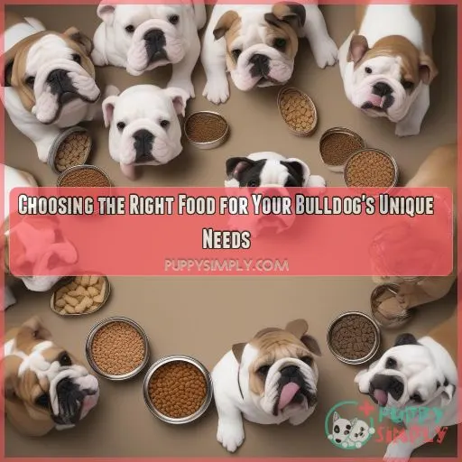 Choosing the Right Food for Your Bulldog