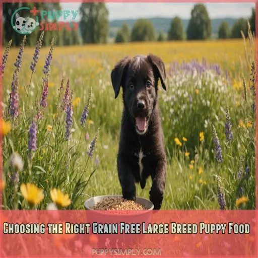 Choosing the Right Grain Free Large Breed Puppy Food