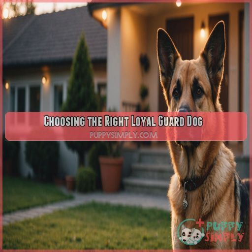 Choosing the Right Loyal Guard Dog