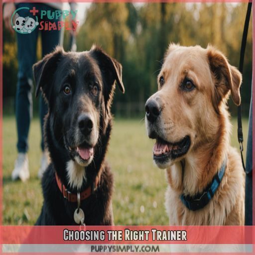 Choosing the Right Trainer Choosing the Right Trainer